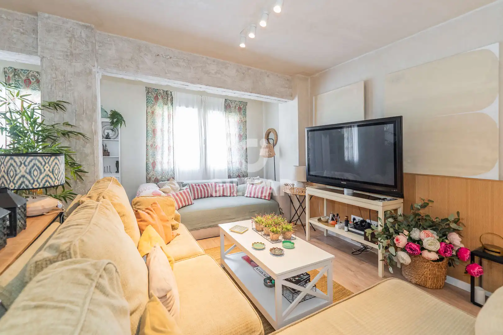 Sala de estar de Piso en venta en Madrid con Calefacción y Amueblado