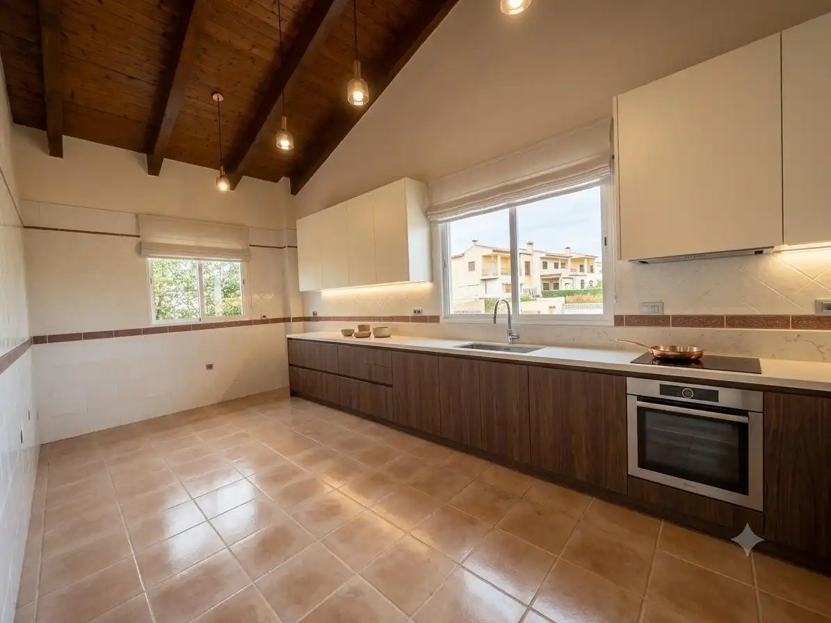Cocina de Casa o chalet en venta en L'Énova con Jardín privado, Terraza y Trastero
