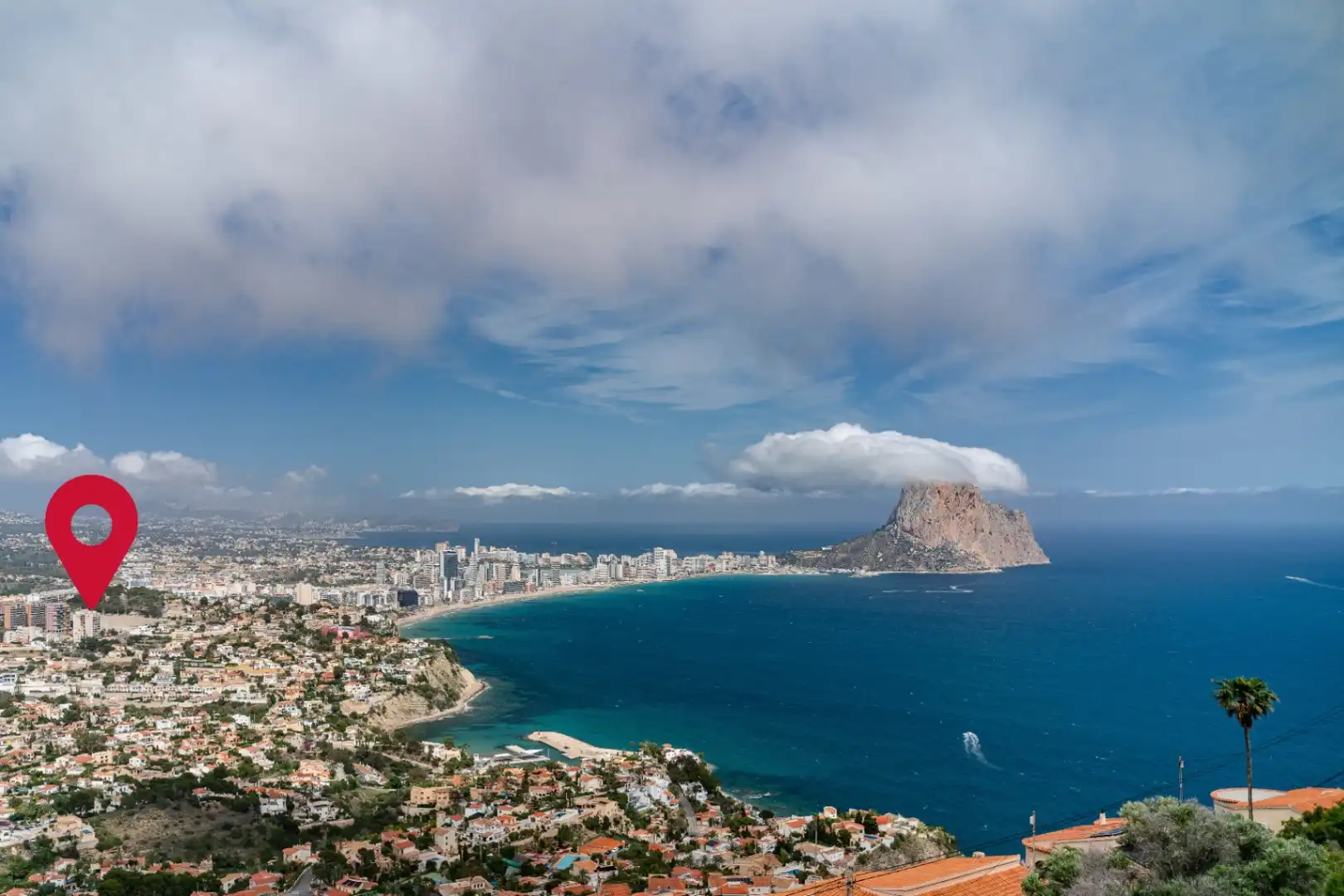 Vista exterior de Apartamento en venta en Calpe / Calp con Terraza y Amueblado