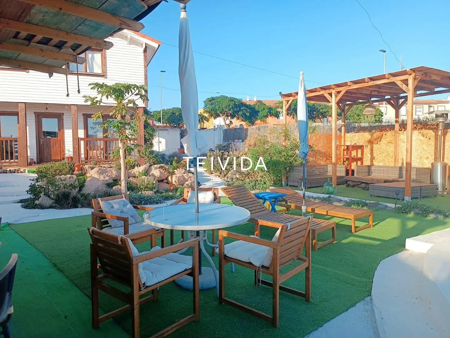 Terrassa de Casa o xalet en venda en Granadilla de Abona amb Traster, Piscina i Moblat
