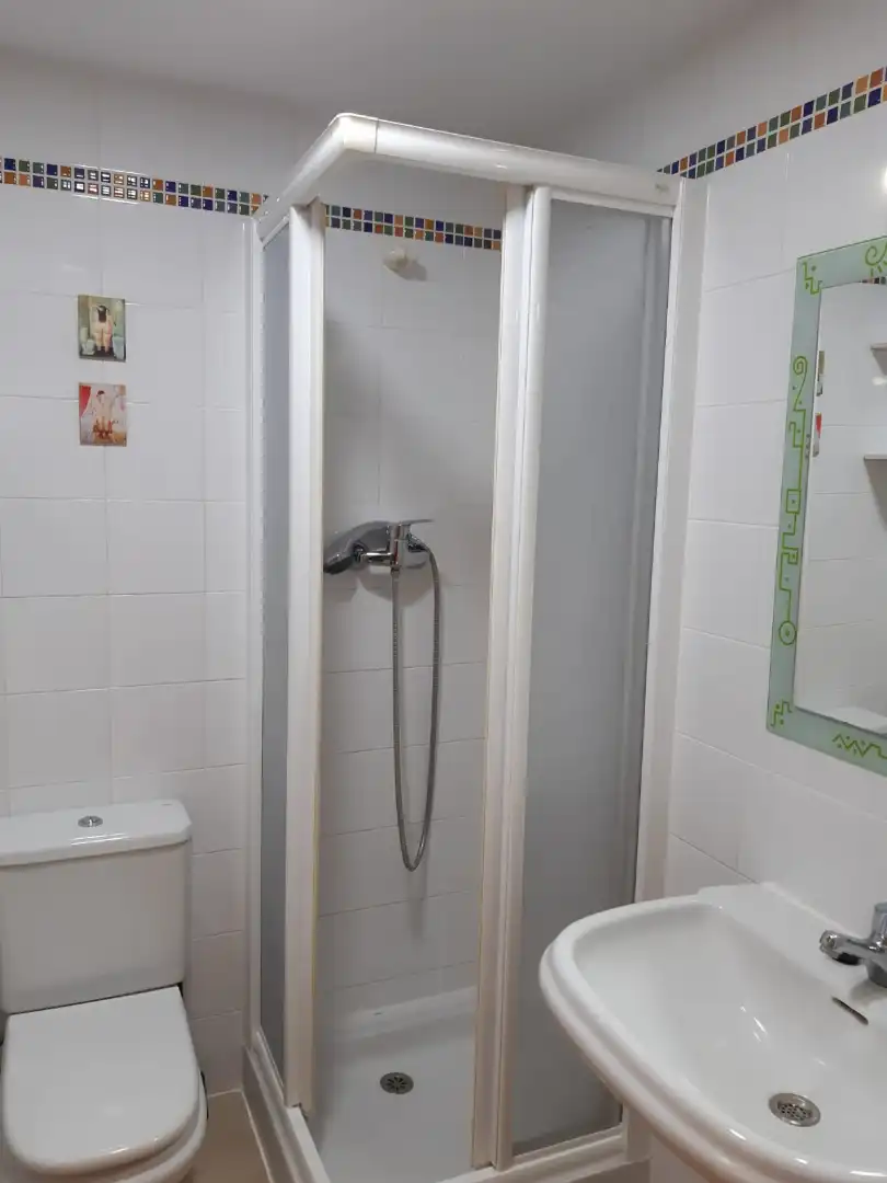 Bathroom of Flat for rent in Murcia  with Air Conditioner, Storage room and Furnished