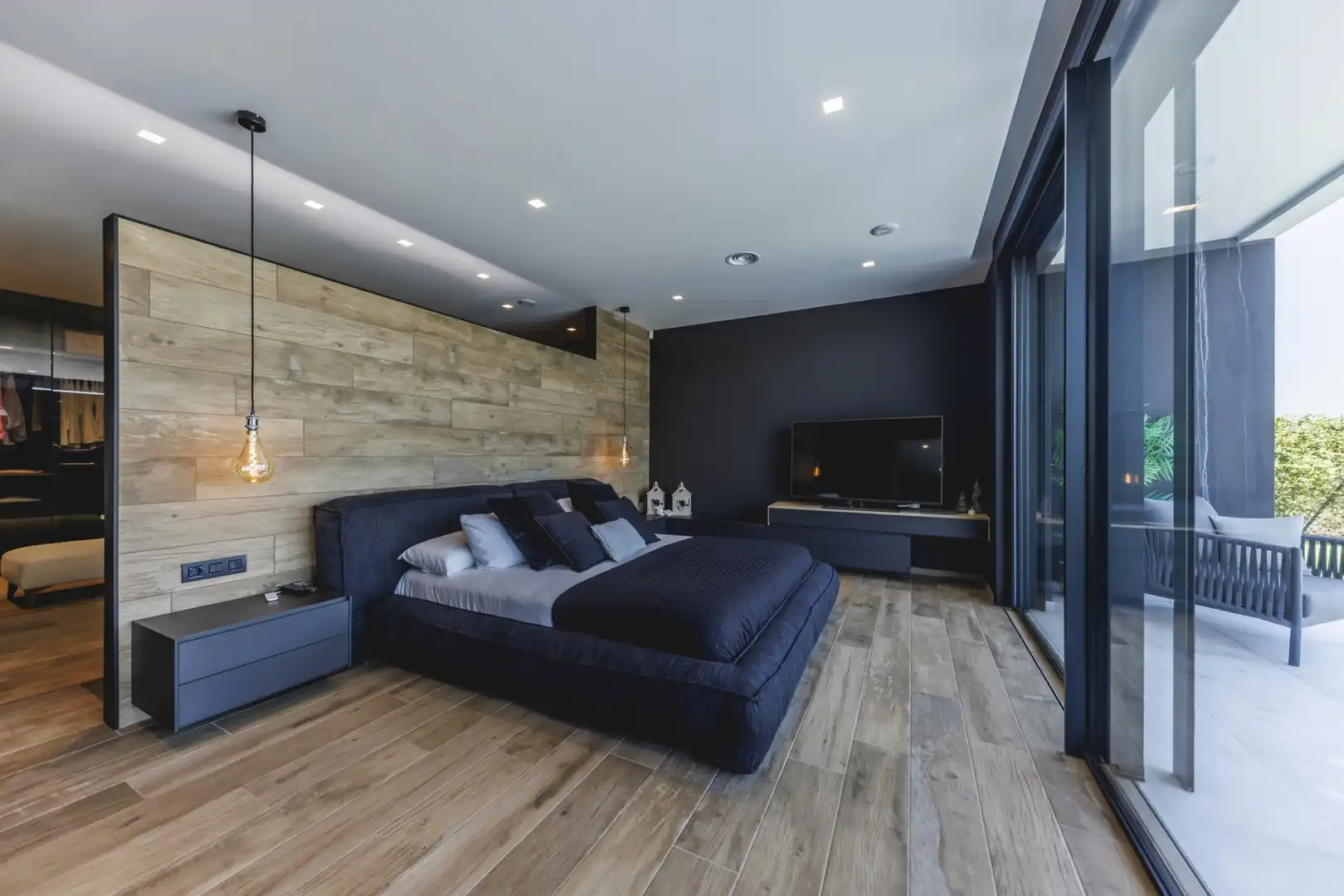 Bedroom of Houses for sale in Sant Julià de Ramis  with Air Conditioner, Heating and Terrace