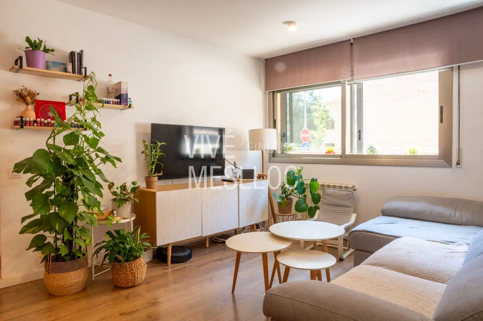 Sala de estar de Piso en venta en El Masnou con Aire acondicionado, Calefacción y Trastero