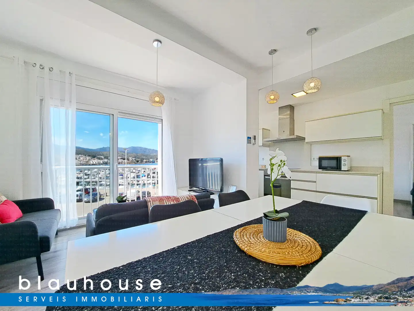 Sala de estar de Casa o chalet en venta en Llançà con Aire acondicionado, Terraza y Amueblado
