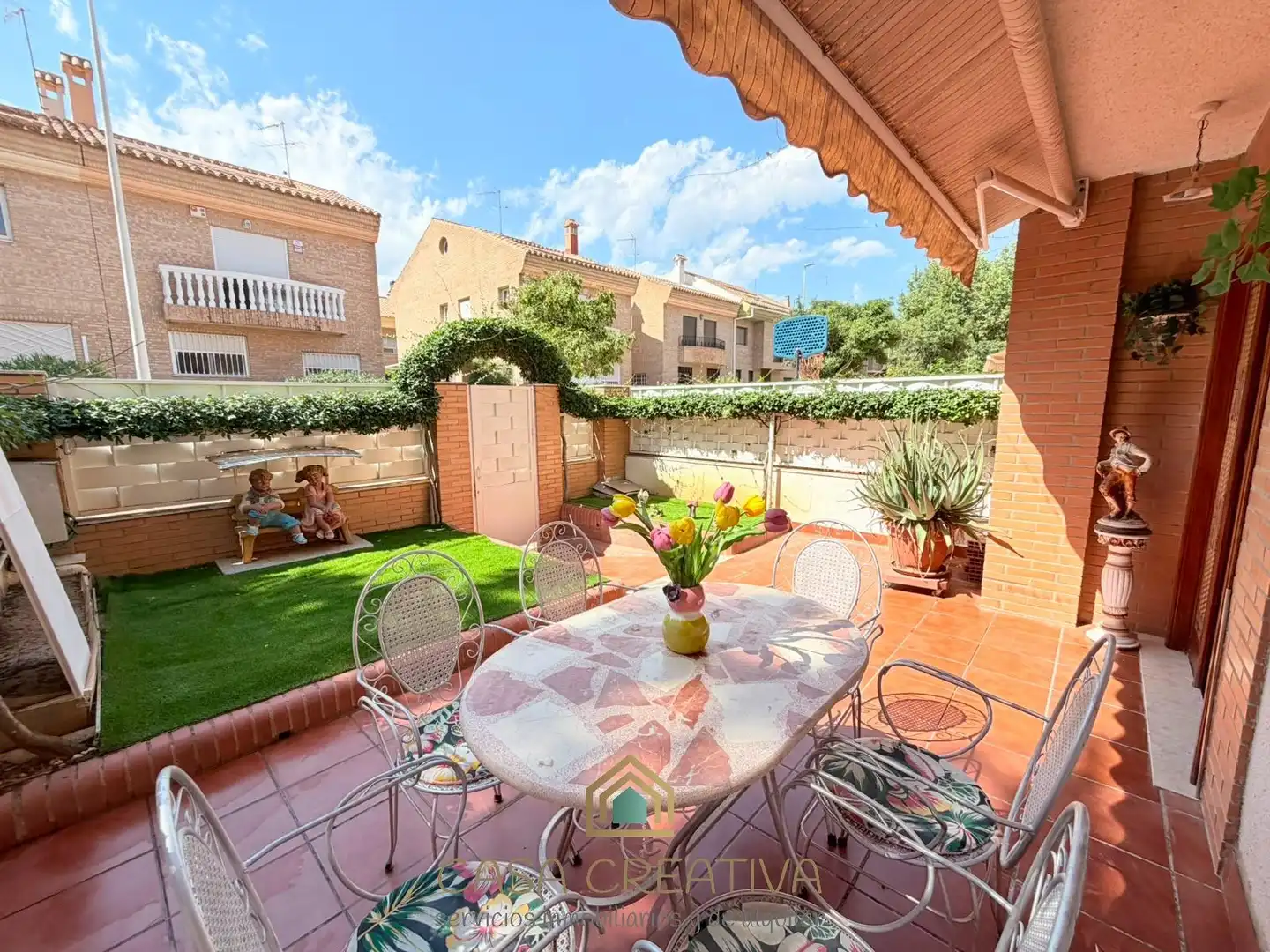 Jardín de Casa adosada en venta en Picanya con Jardín privado, Terraza y Trastero