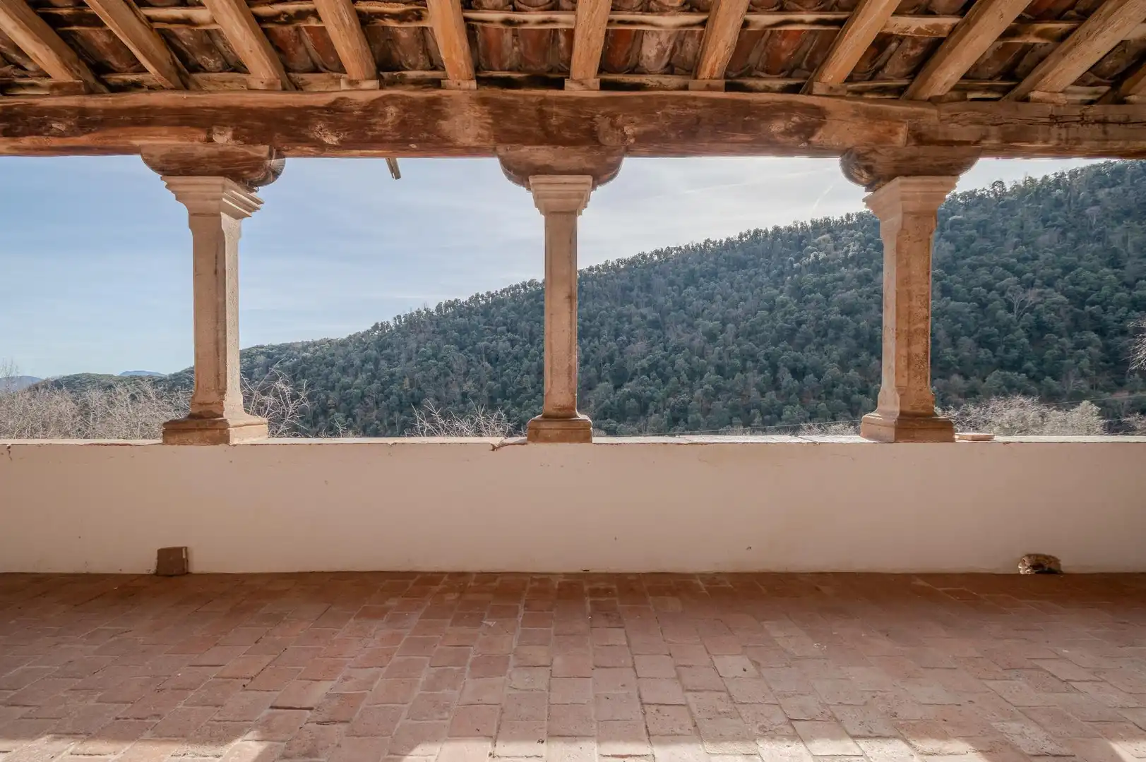 Terraza de Piso de alquiler en La Vall de Bianya con Calefacción, Jardín privado y Terraza