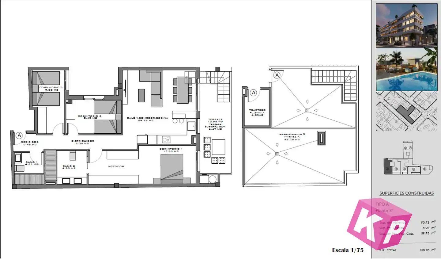 Ático con piscina en venta en calle Maestro Alfosea, imagen 7