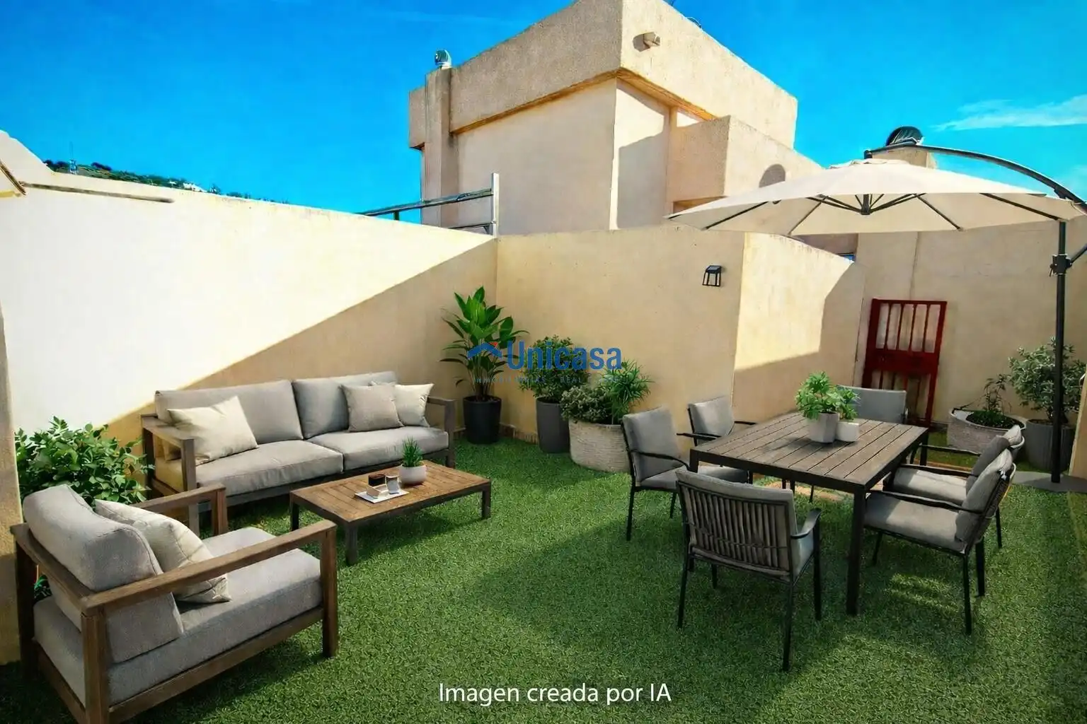 Terrassa de Pis de lloguer en Málaga Capital amb Terrassa i Moblat