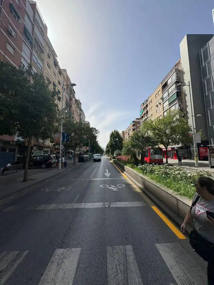 Vista exterior de Pis de lloguer en Granada amb Aire condicionat i Moblat
