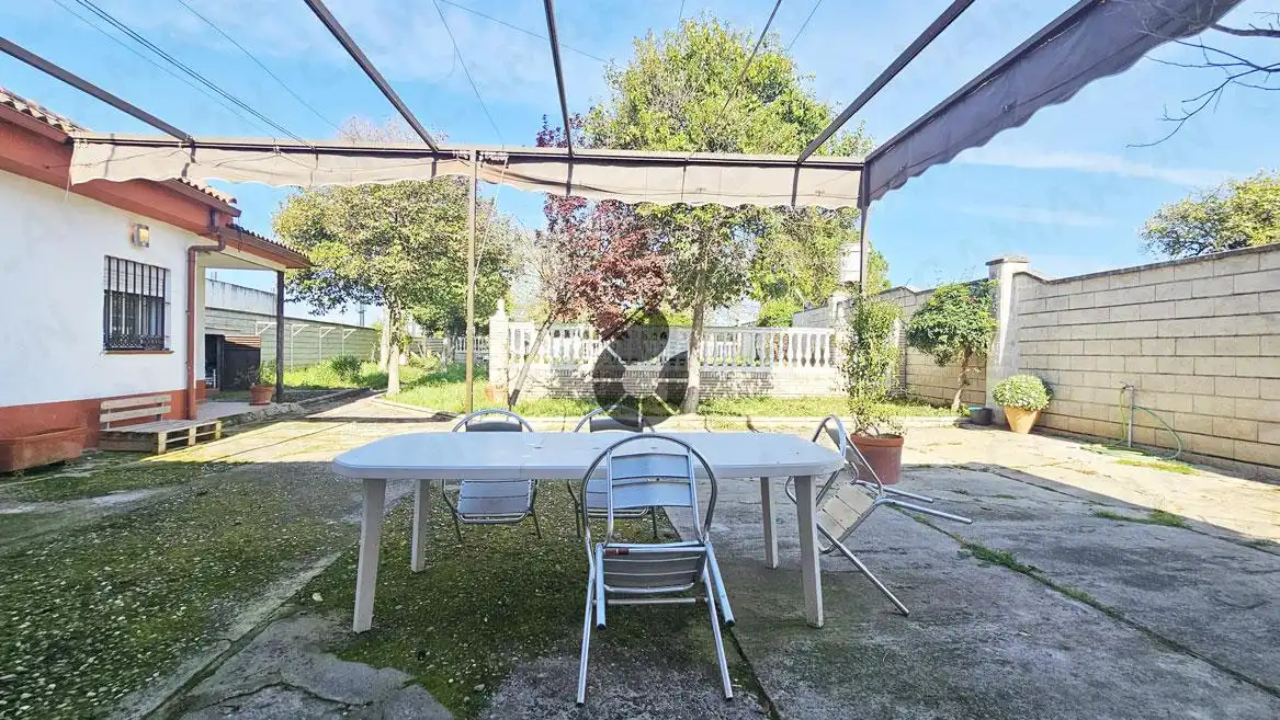 Terraza de Finca rústica en venta en Almensilla con Aire acondicionado, Jardín privado y Piscina
