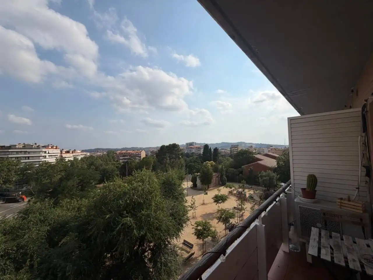 Exterior view of Flat for sale in Terrassa  with Air Conditioner, Heating and Balcony