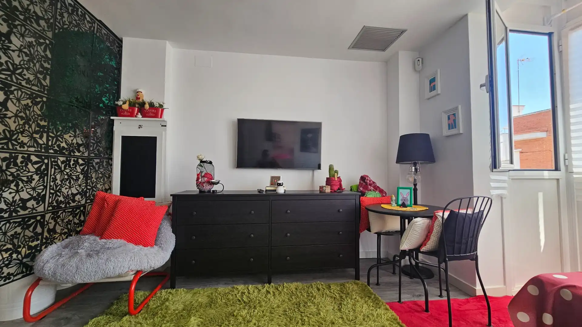 Sala d'estar de Pis en venda en Sabadell amb Aire condicionat, Calefacció i Parquet