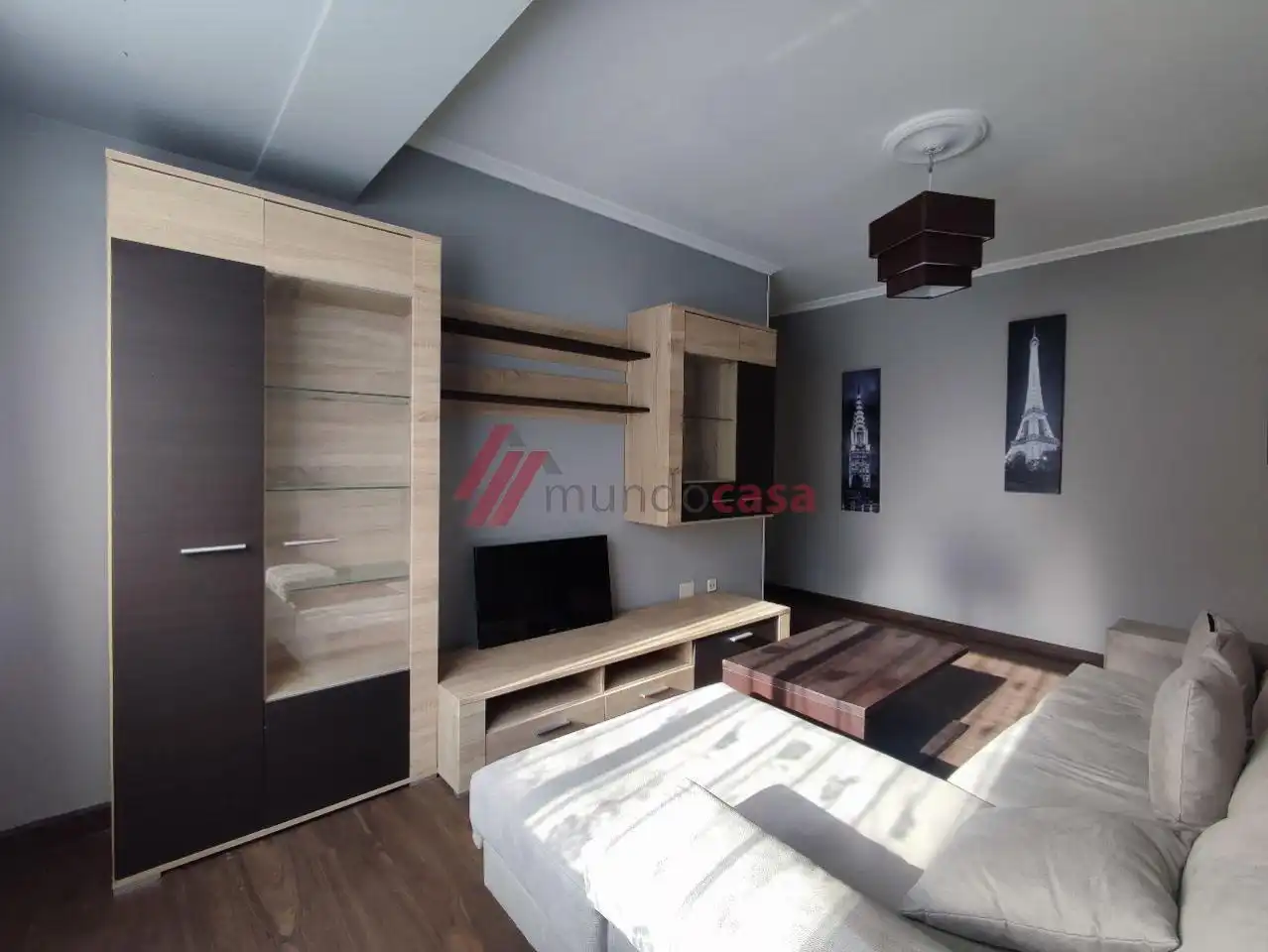 Living room of Flat for rent in Ferrol  with Furnished