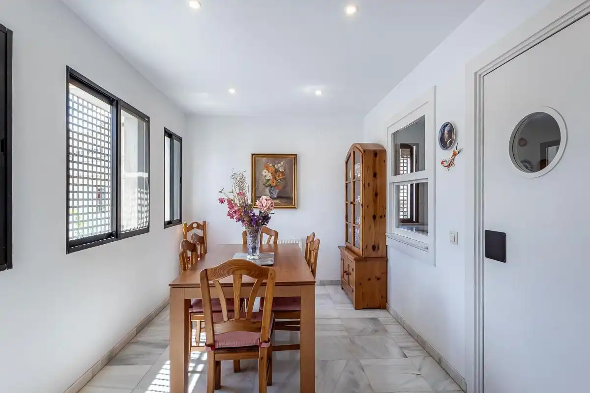 Dining room of Houses for sale in Granada  with Air Conditioner, Terrace and Storage room