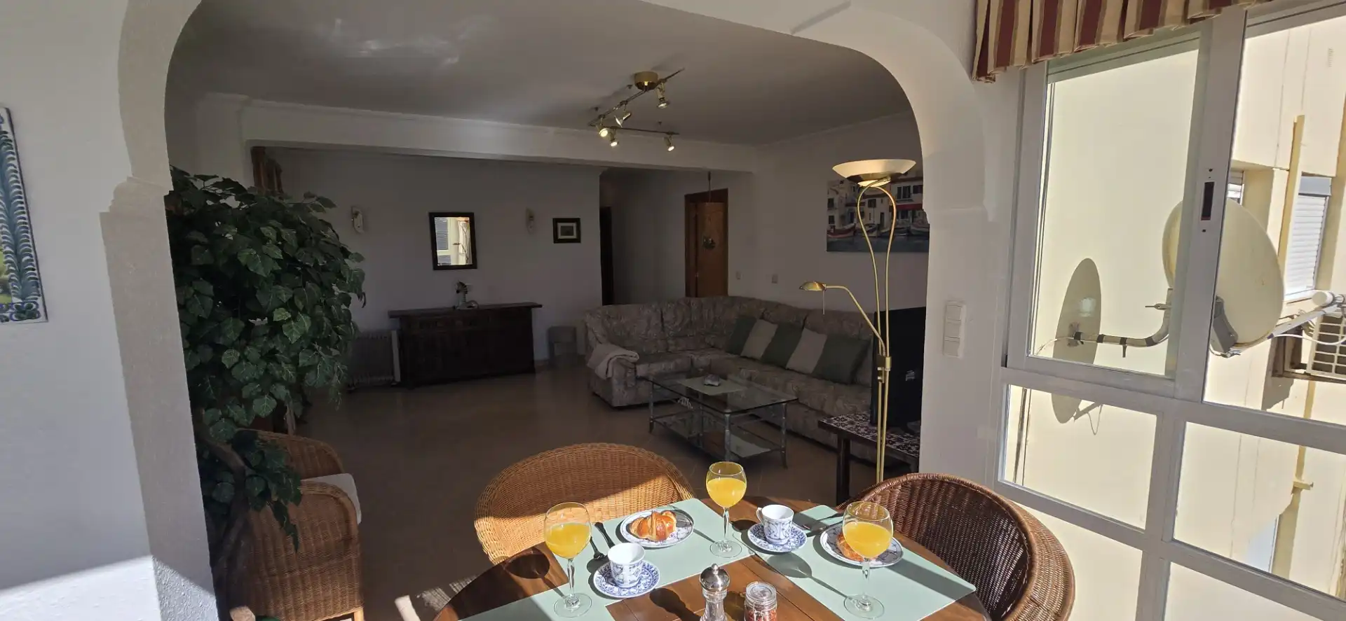 Esszimmer von Wohnung zur Miete in Algarrobo mit Klimaanlage, Heizung und Terrasse