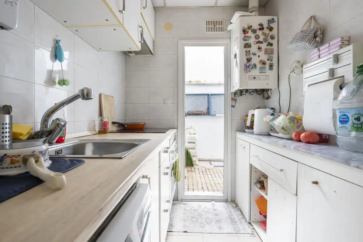 Cocina de Planta baja en venta en  Madrid Capital con Calefacción, Terraza y Balcón