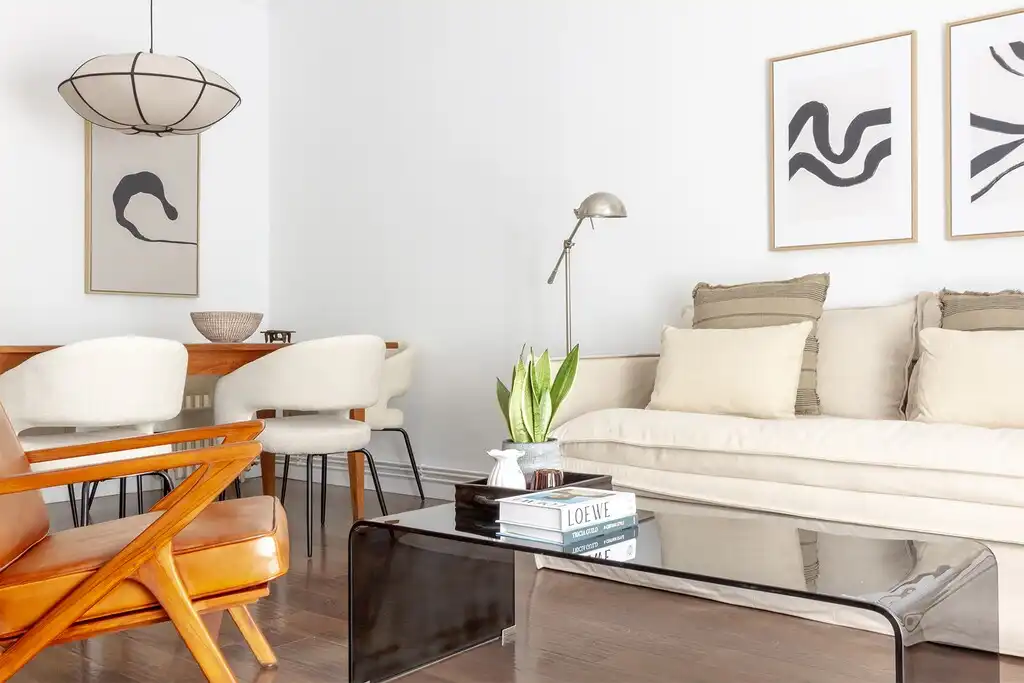 Living room of Apartments for sale in Barcelona  with Air Conditioner, Heating and Parquet flooring