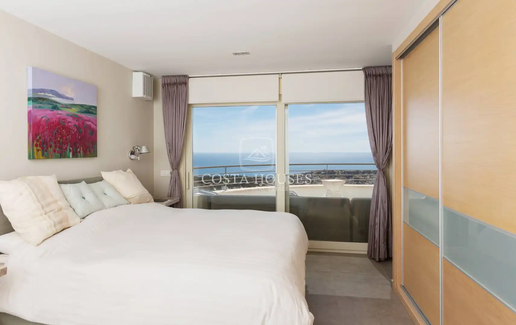 Bedroom of Houses for sale in Benissa  with Air Conditioner, Heating and Private garden