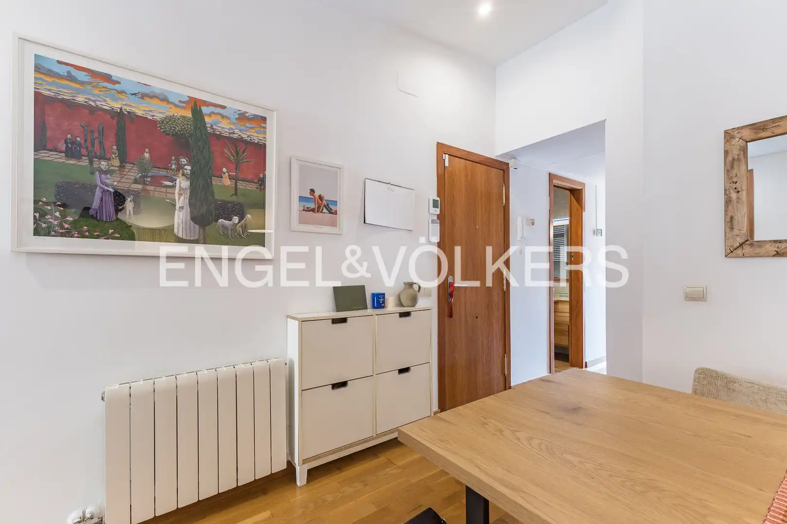 Dining room of Flat for sale in Barcelona  with Heating, Parquet flooring and Balcony