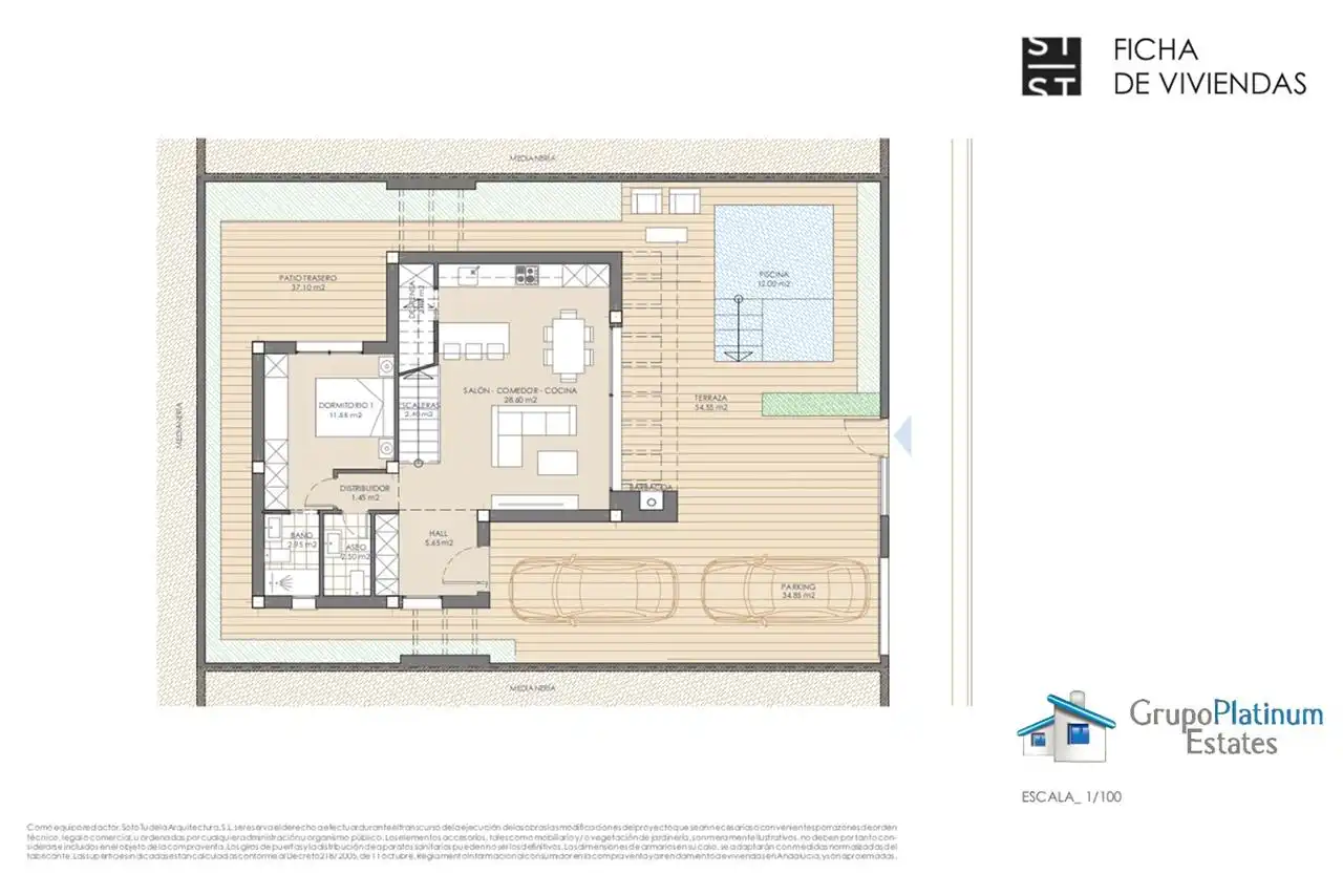 Villa avec piscine à vendre à San Juan de los Terreros, imagen 6