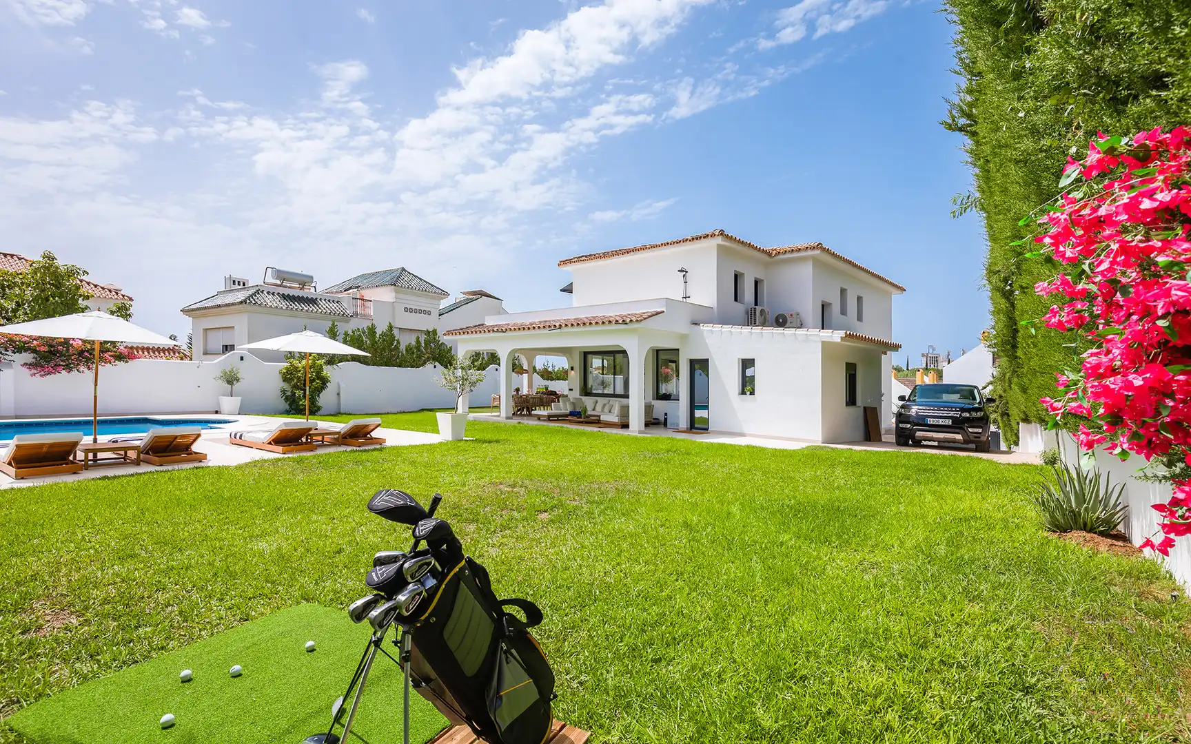 Jardín de Casa o chalet en venta en Marbella con Aire acondicionado, Jardín privado y Terraza