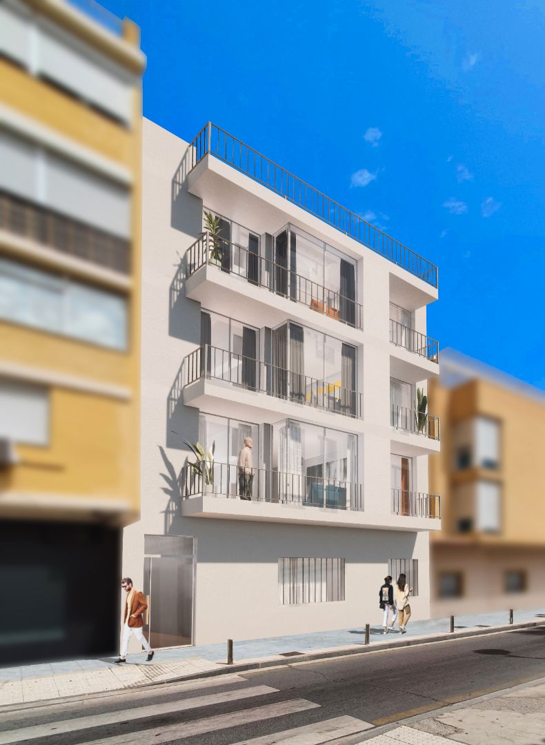 Exterior view of Attic for sale in Vélez-Málaga  with Air Conditioner, Parquet flooring and Terrace