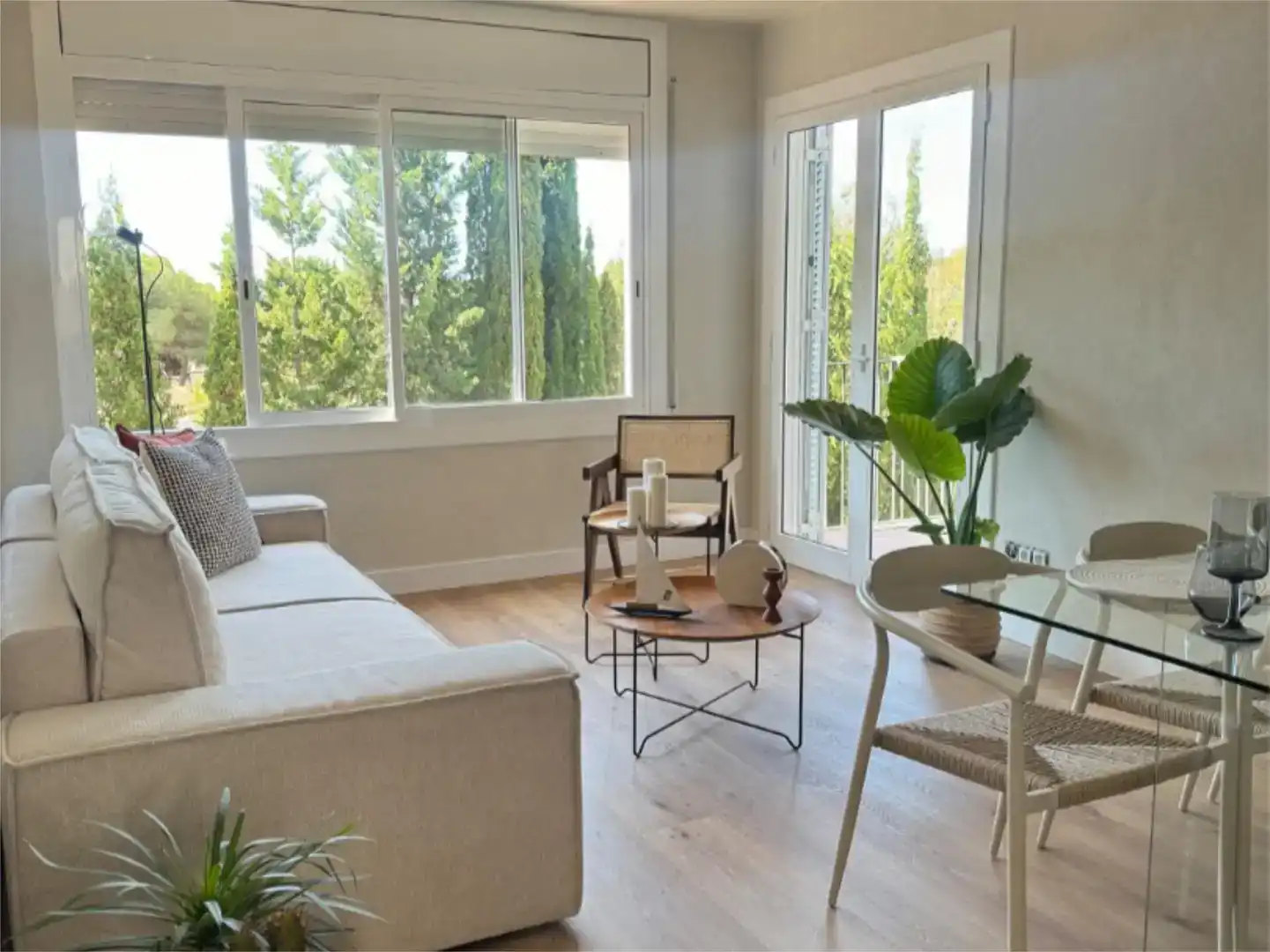 Wohnzimmer von Wohnung zur Miete in Palafrugell