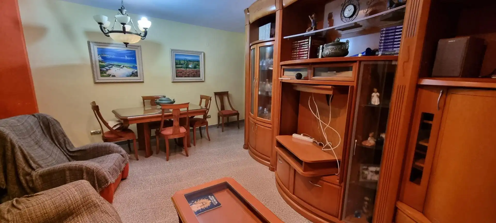 Sala de estar de Piso en venta en Cullera con Aire acondicionado, Amueblado y Balcón