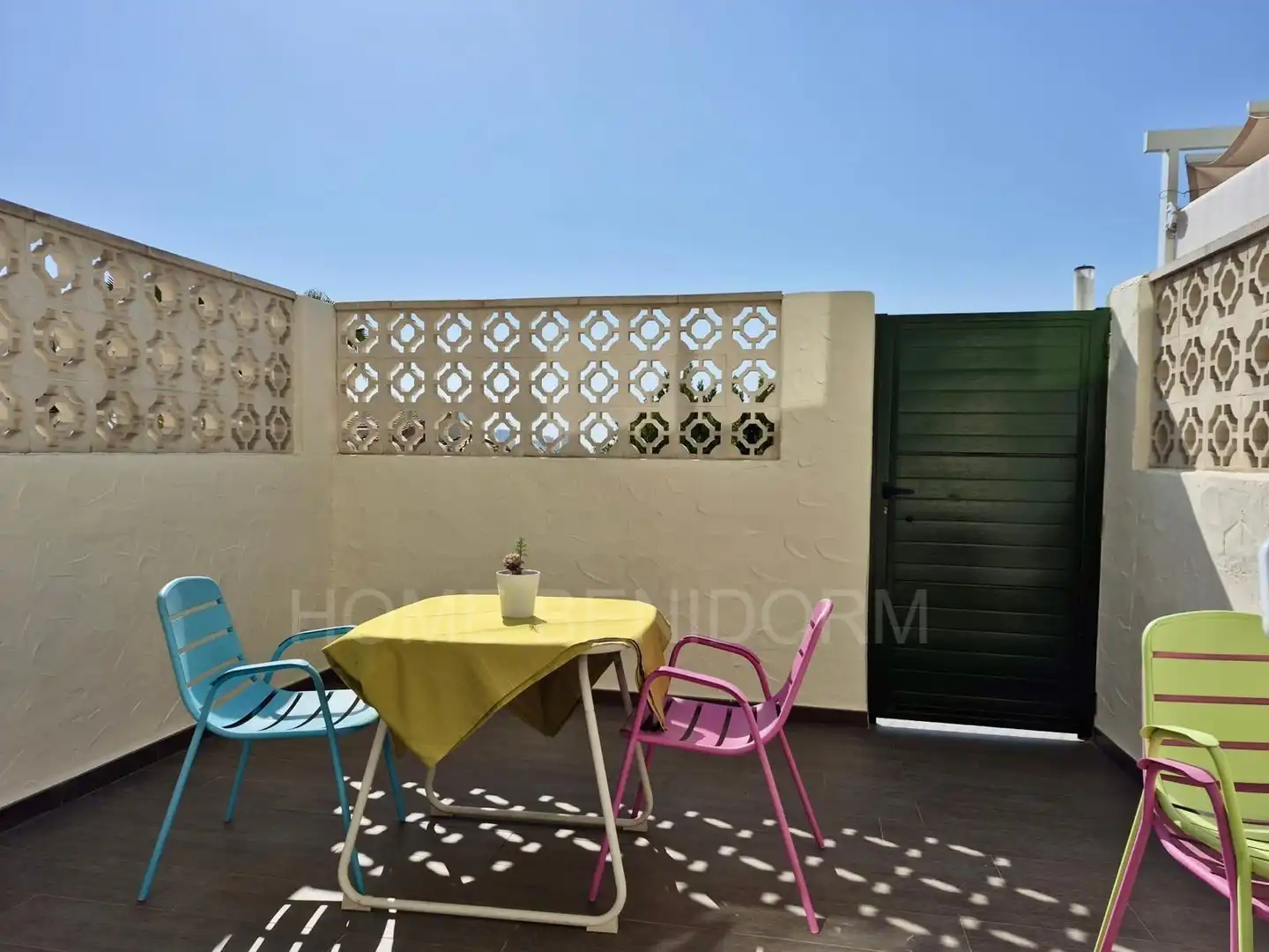 Terraza de Casa adosada en venta en Finestrat con Jardín privado y Piscina comunitaria
