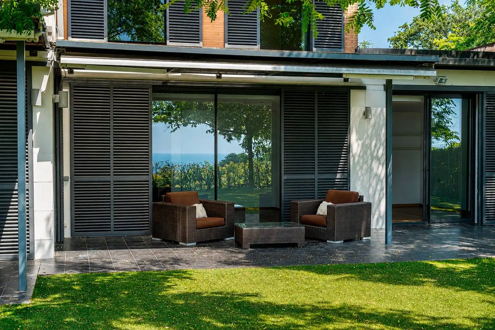 Terrasse von Haus oder Chalet zum Verkauf in Sant Vicenç de Montalt mit Klimaanlage, Heizung und Privatgarten