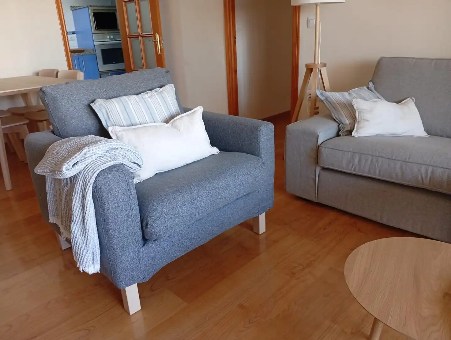Wohnzimmer von Wohnung zur Miete in Sevilla mit Klimaanlage, Terrasse und Möbliert