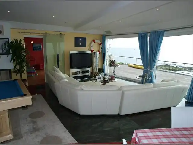 Wohnzimmer von Haus oder Chalet zum Verkauf in Mijas mit Klimaanlage, Heizung und Privatgarten