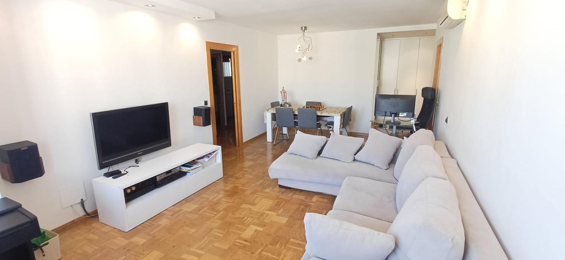 Sala d'estar de Pis de lloguer en Málaga Capital amb Aire condicionat, Parquet i Balcó