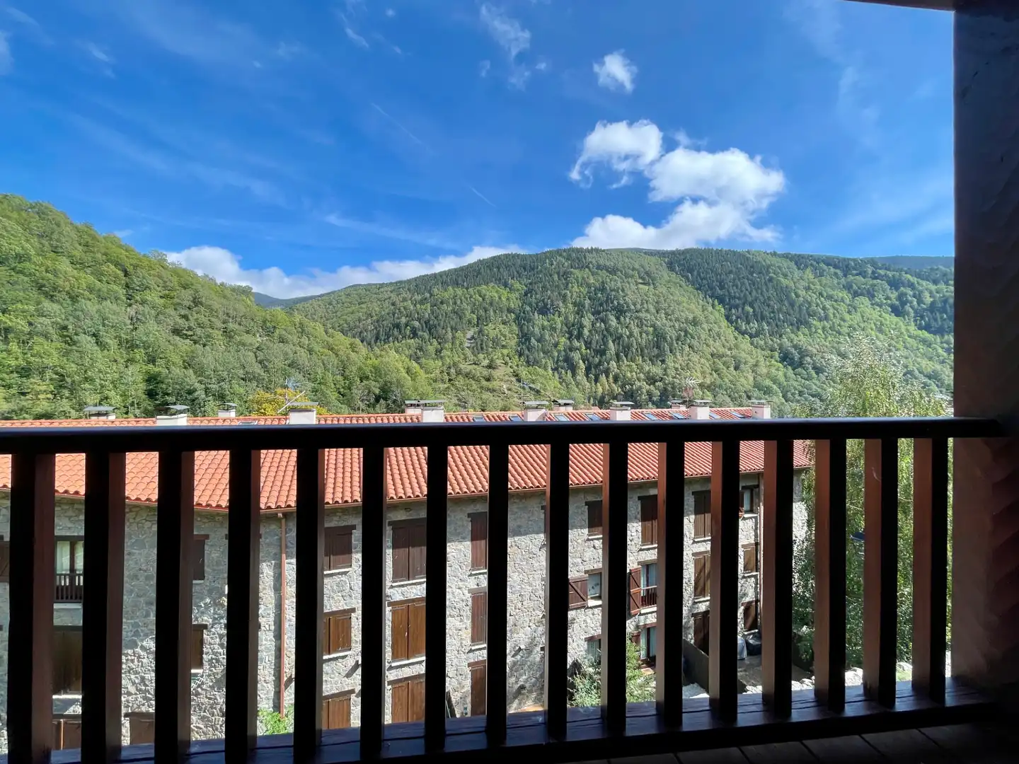 Balcony of Duplexes for sale in Setcases  with Heating, Parquet flooring and Furnished