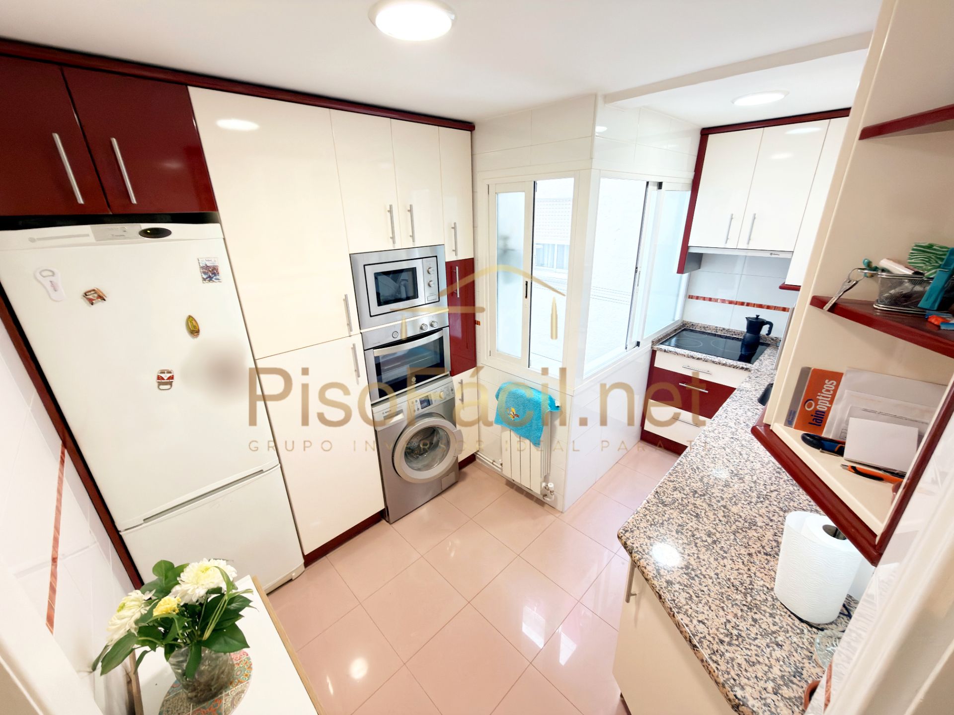 Kitchen of Flat for sale in Getafe  with Air Conditioner, Heating and Furnished