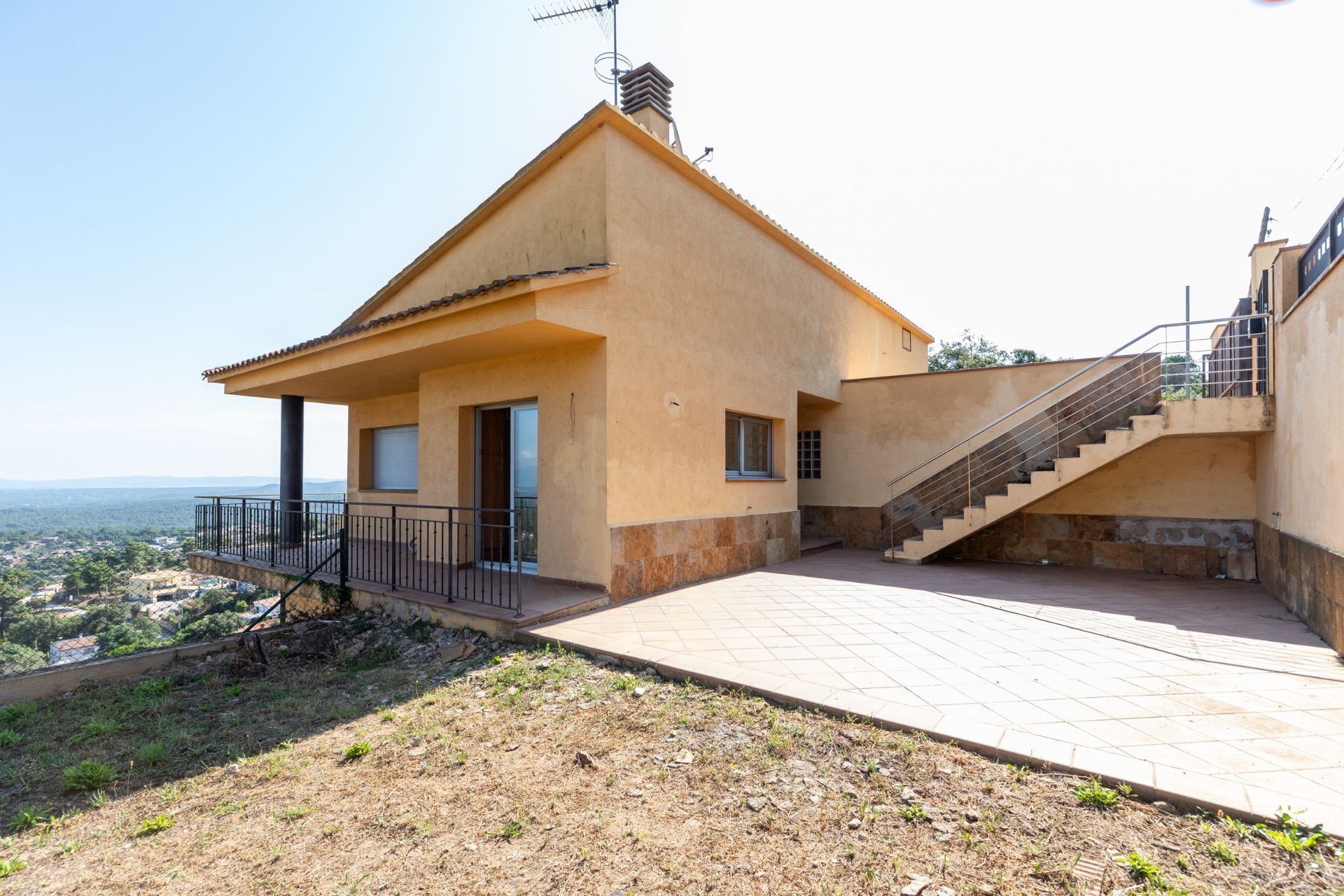 Vista exterior de Casa o xalet en venda en Maçanet de la Selva amb Calefacció, Jardí privat i Terrassa