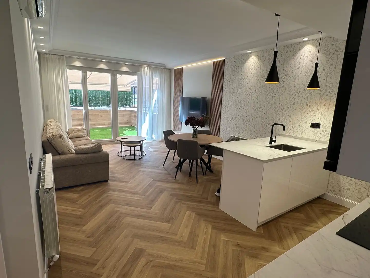 Living room of Flat for rent in Centro