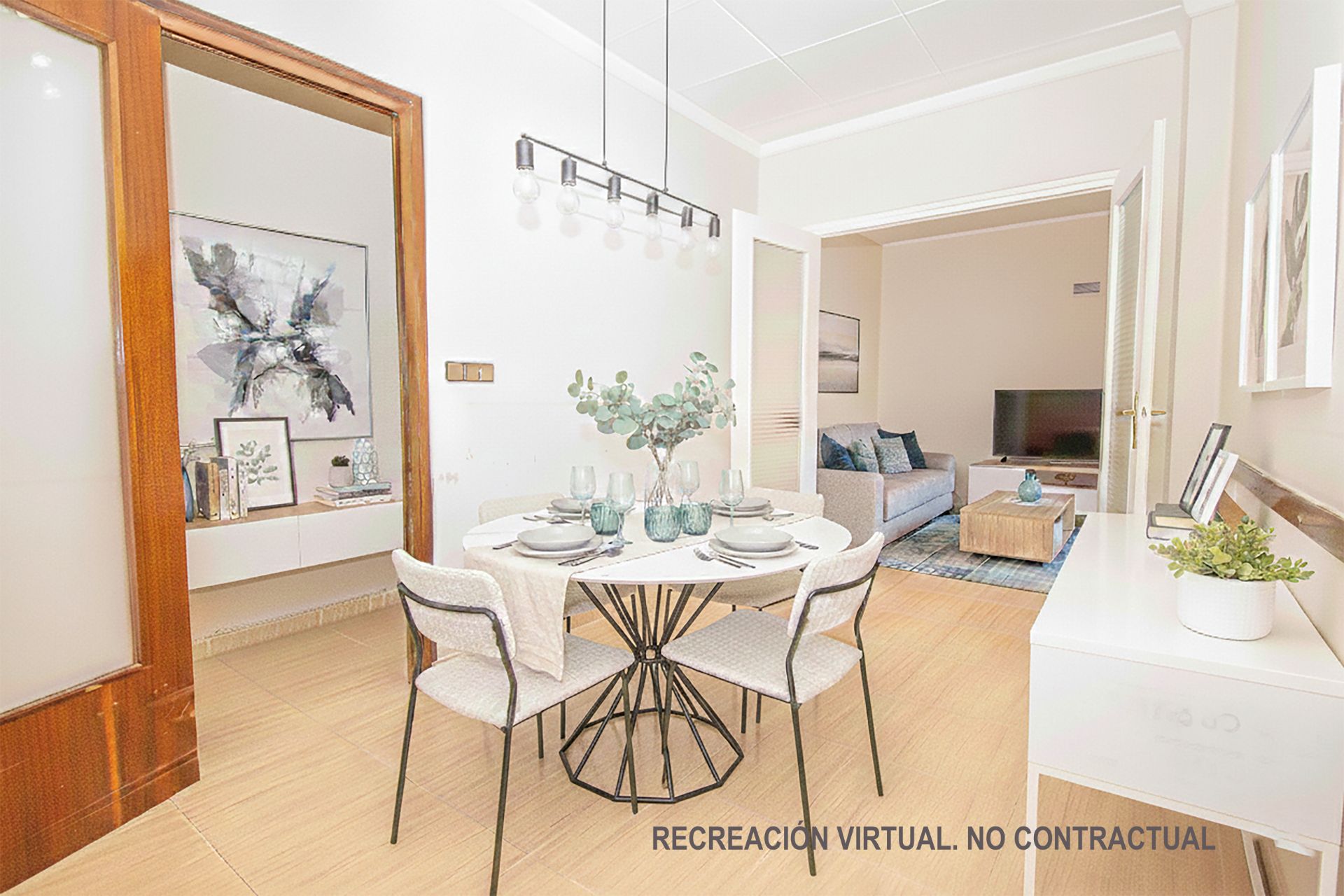 Menjador de Casa adosada en venda en Sabadell amb Terrassa i Balcó