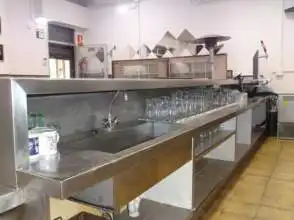 Küche von Geschaftsraum zur Miete in Gijón  mit Terrasse und Möbliert