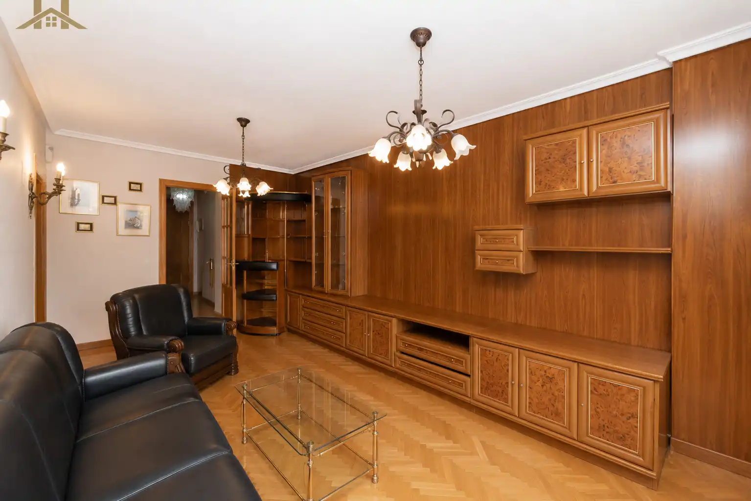 Sala de estar de Piso en venta en Villanueva del Pardillo con Calefacción, Parquet y Horno