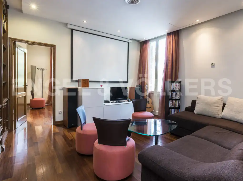Sala de estar de Casa o chalet en venta en Barcelona con Aire acondicionado, Calefacción y Parquet