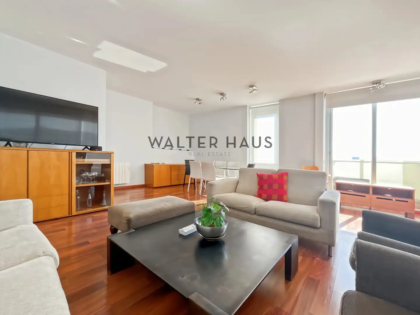 Wohnzimmer von Wohnung zur Miete in Barcelona mit Klimaanlage, Heizung und Möbliert