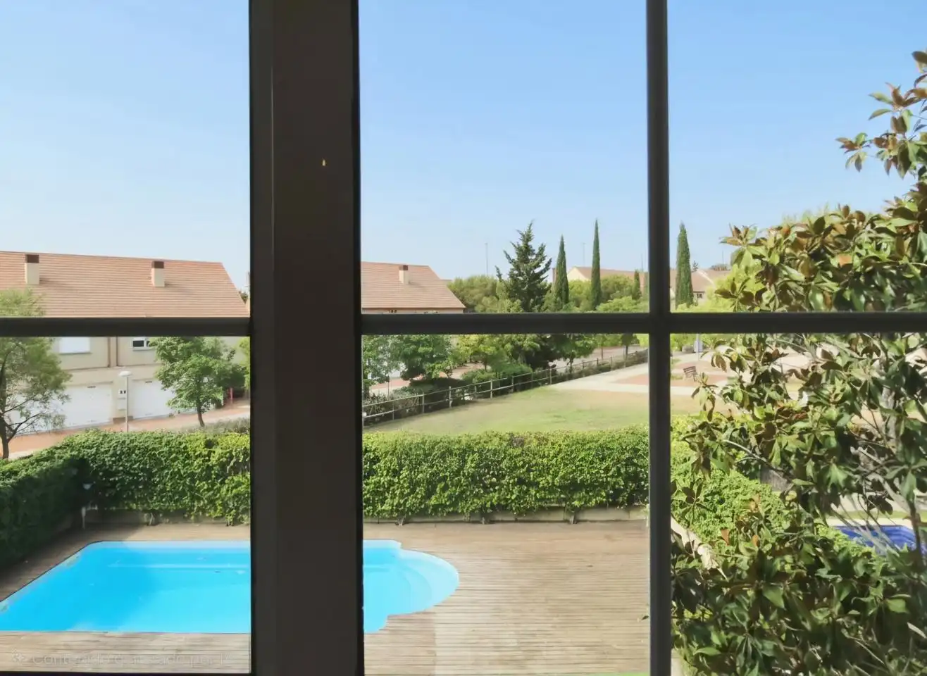 Piscina de Casa o xalet en venda en Matadepera amb Aire condicionat, Jardí privat i Terrassa