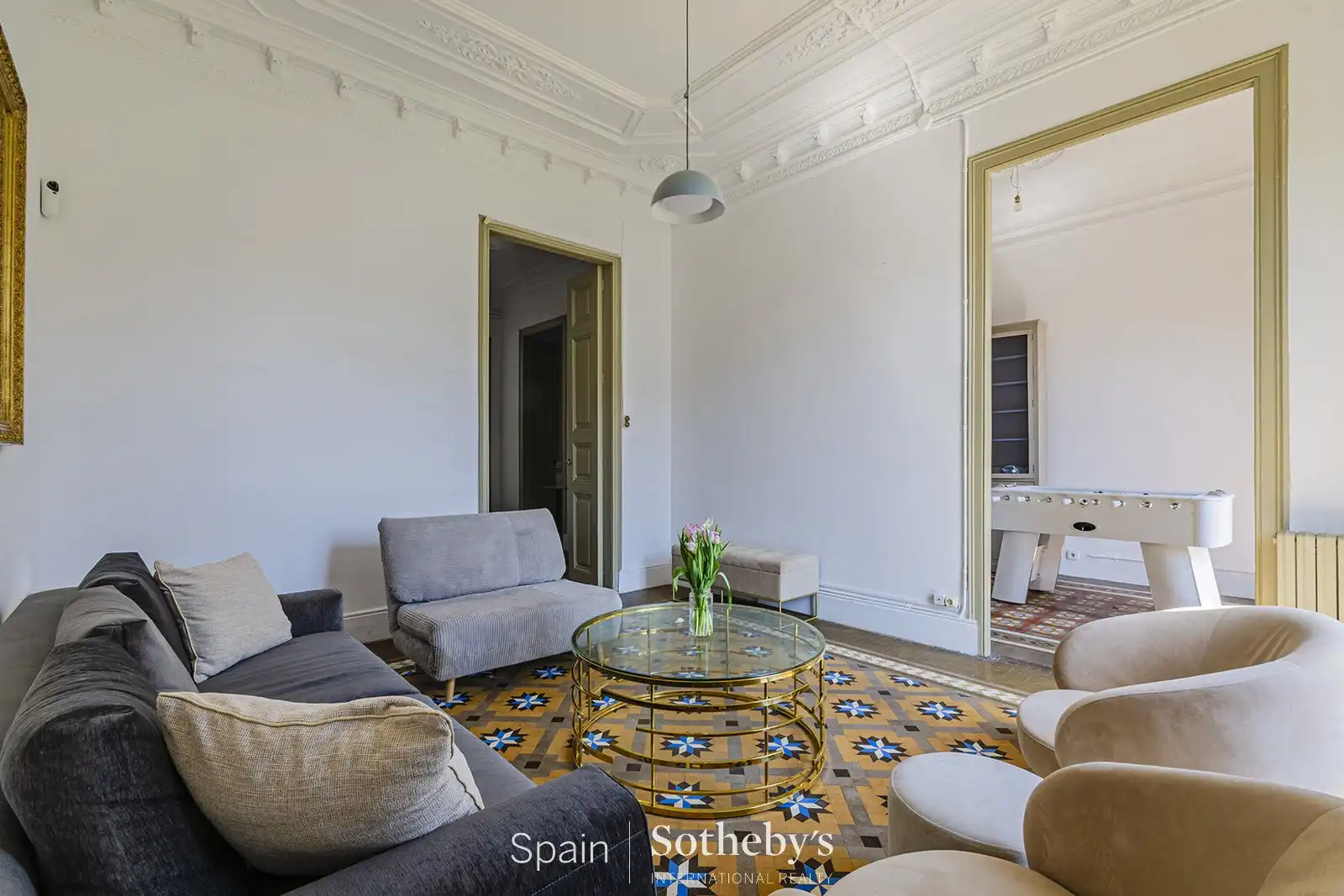 Sala de estar de Apartamento en venta en Barcelona con Calefacción y Terraza