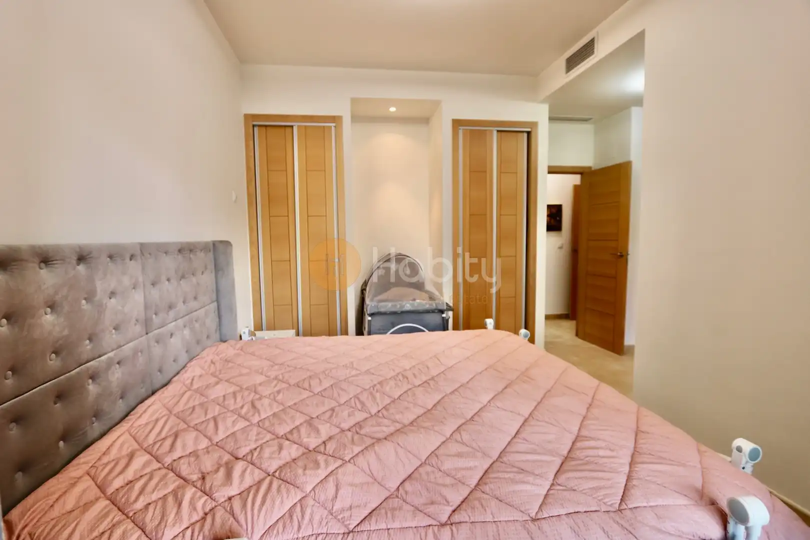 Schlafzimmer von Erdgeschoss zum Verkauf in Fuente Álamo de Murcia mit Klimaanlage, Heizung und Terrasse