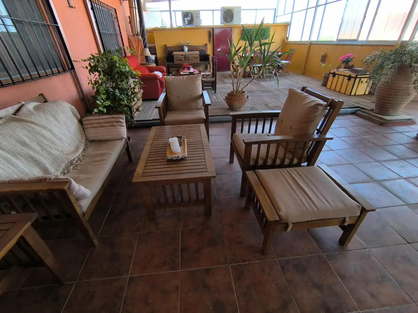 Terraza de Casa o chalet en venta en Valoria la Buena con Aire acondicionado, Calefacción y Terraza