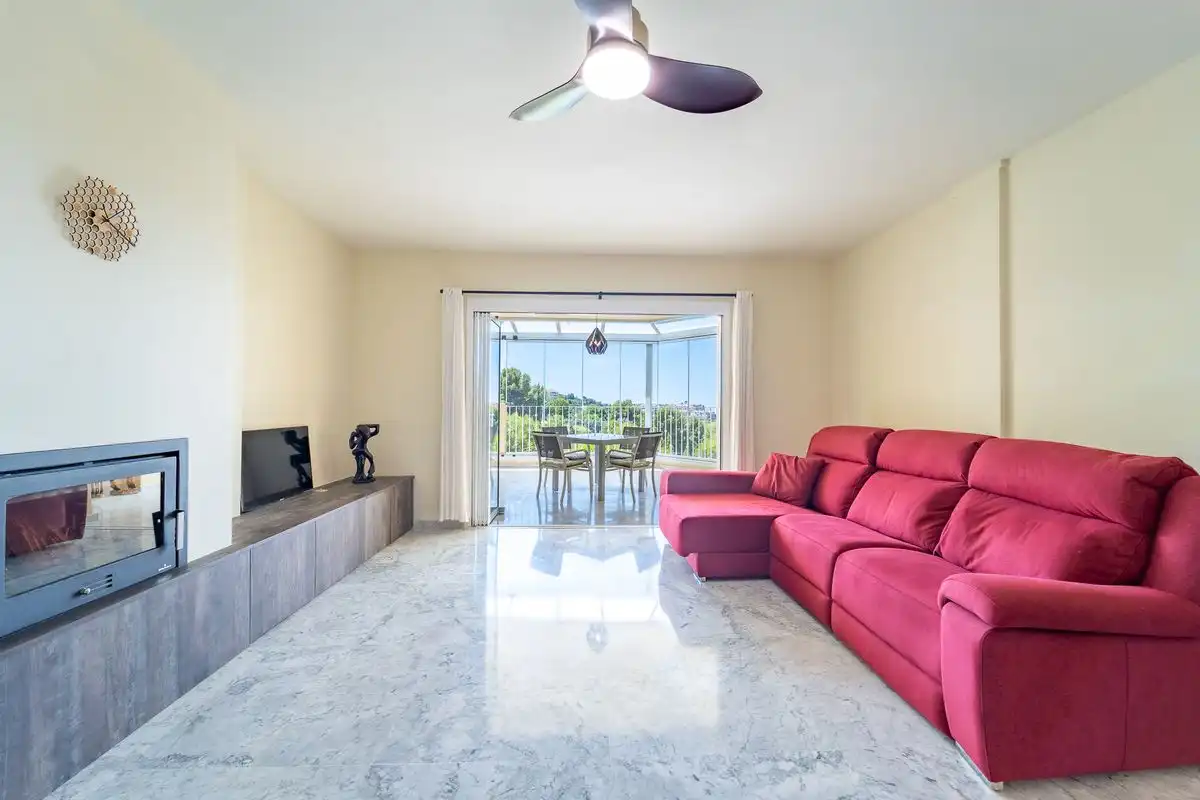 Sala de estar de Piso en venta en Alhaurín El Grande con Aire acondicionado, Calefacción y Terraza