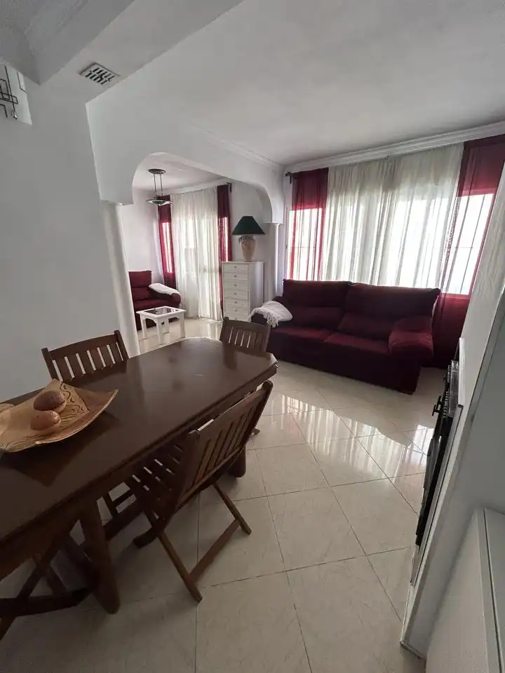 Sala de estar de Piso de alquiler en Málaga con Aire acondicionado, Calefacción y Terraza