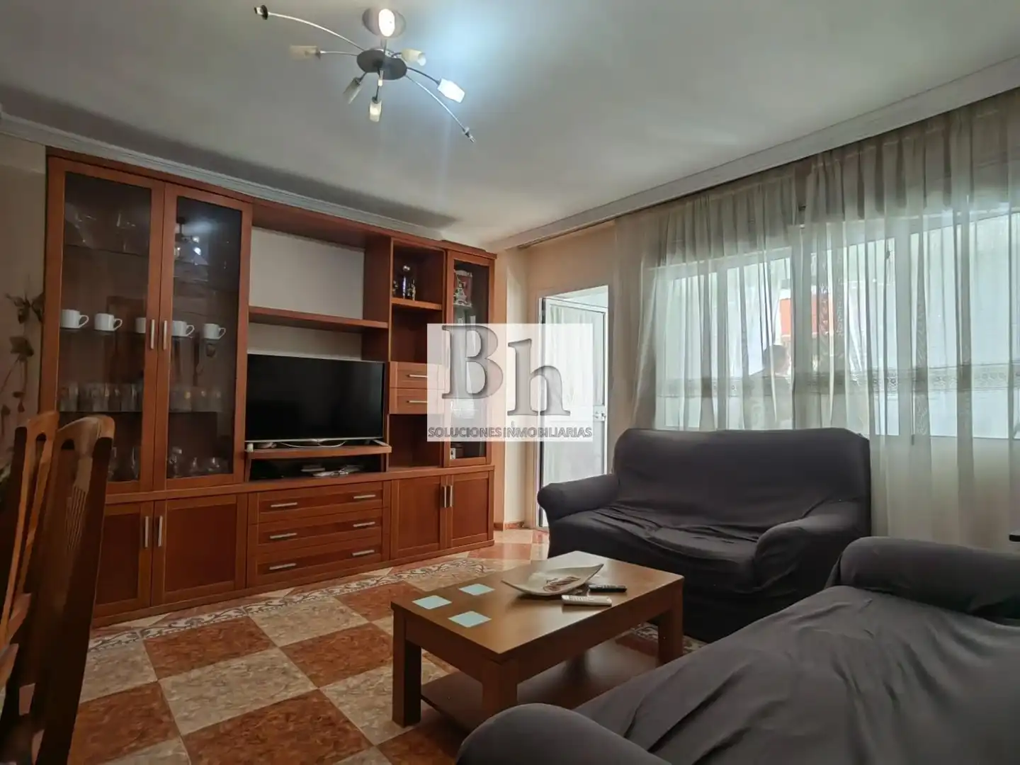 Sala de estar de Piso en venta en Málaga con Aire acondicionado y Terraza