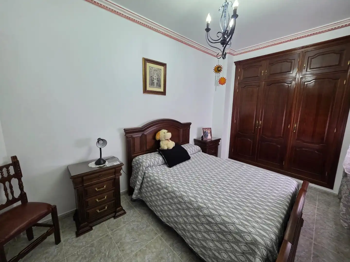 Bedroom of Houses for sale in Cuevas Bajas  with Air Conditioner, Heating and Terrace